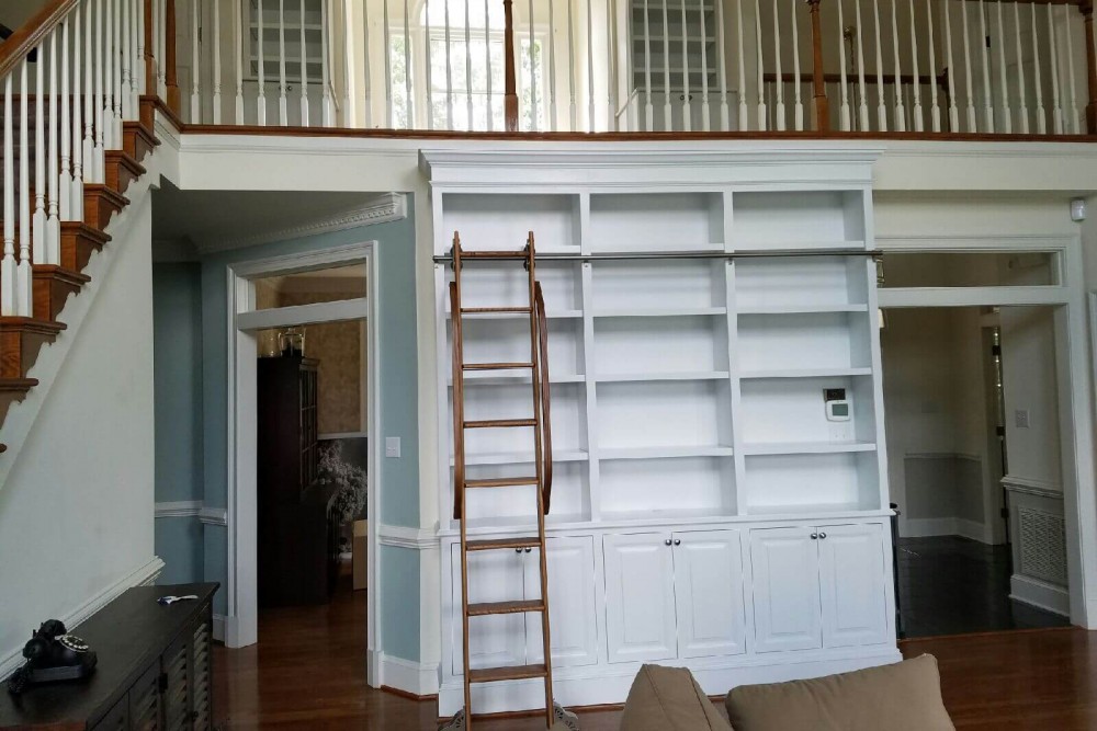 Birkdale Twickenham Bookcases with Rolling Ladder