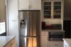 Cabinets and refrigerator
