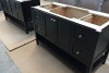 Uninstalled dark custom cabinet